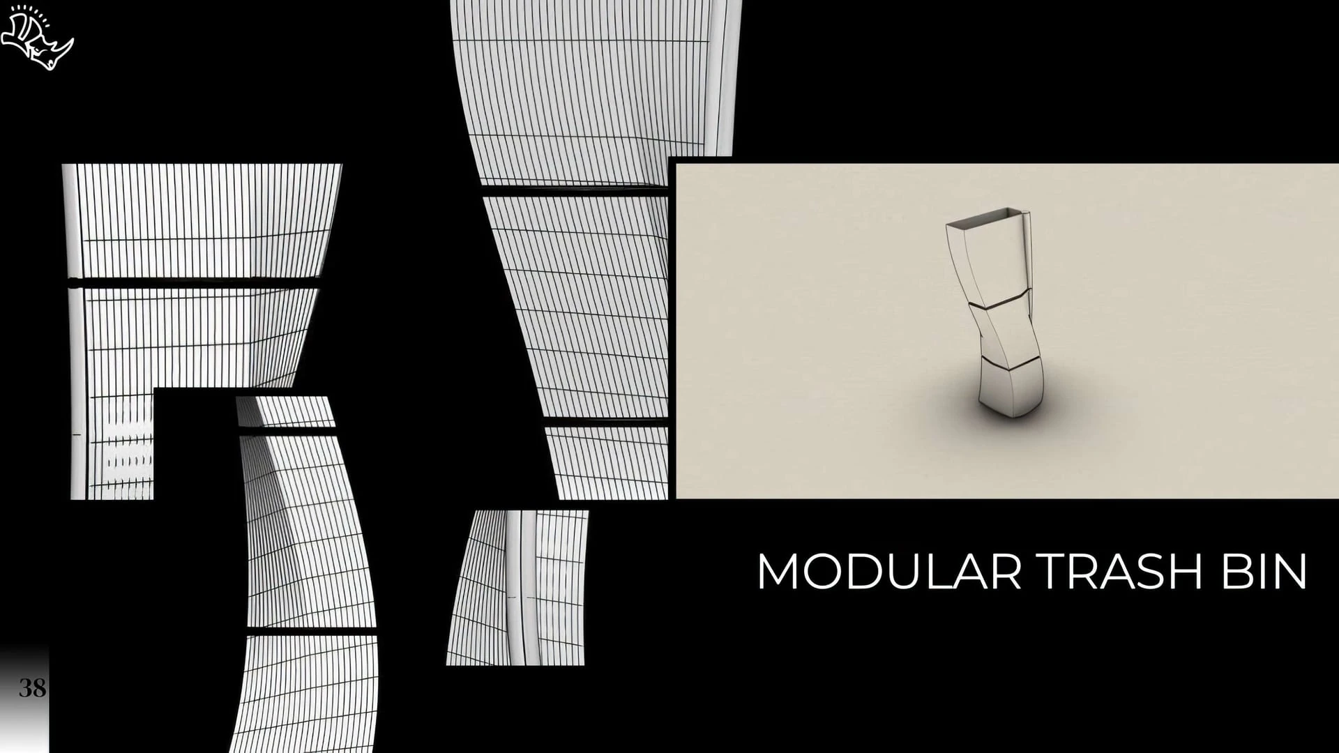 Furniture Design — Modular Trash Bin Design
