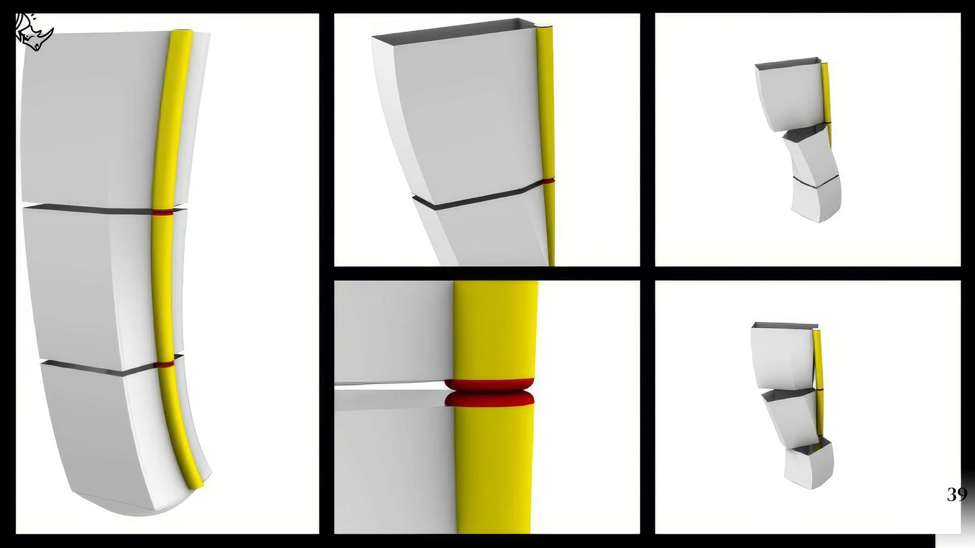 Furniture Design — Modular Furniture Render Views