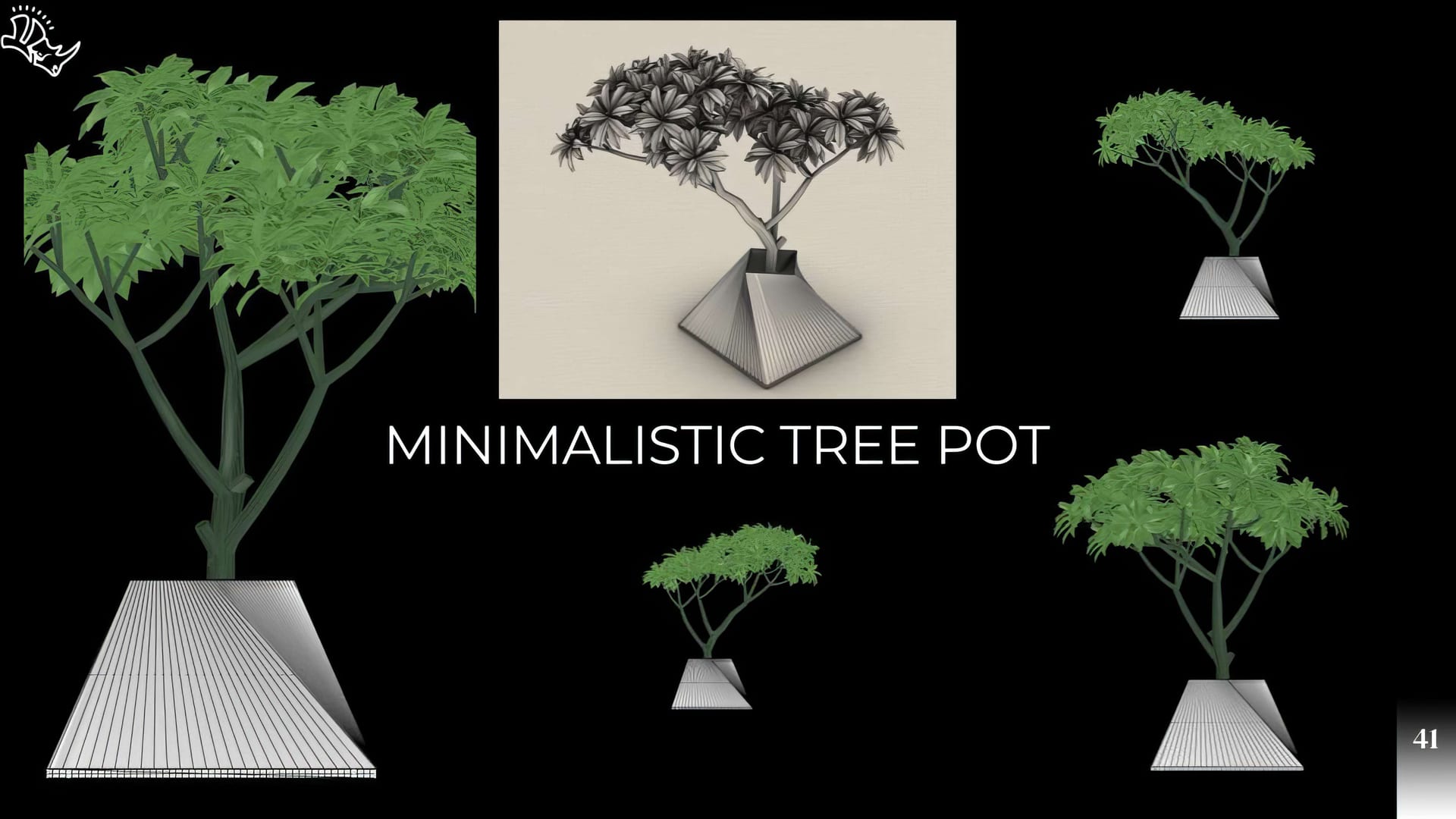 Furniture Design — Minimalistic Tree Pot Design