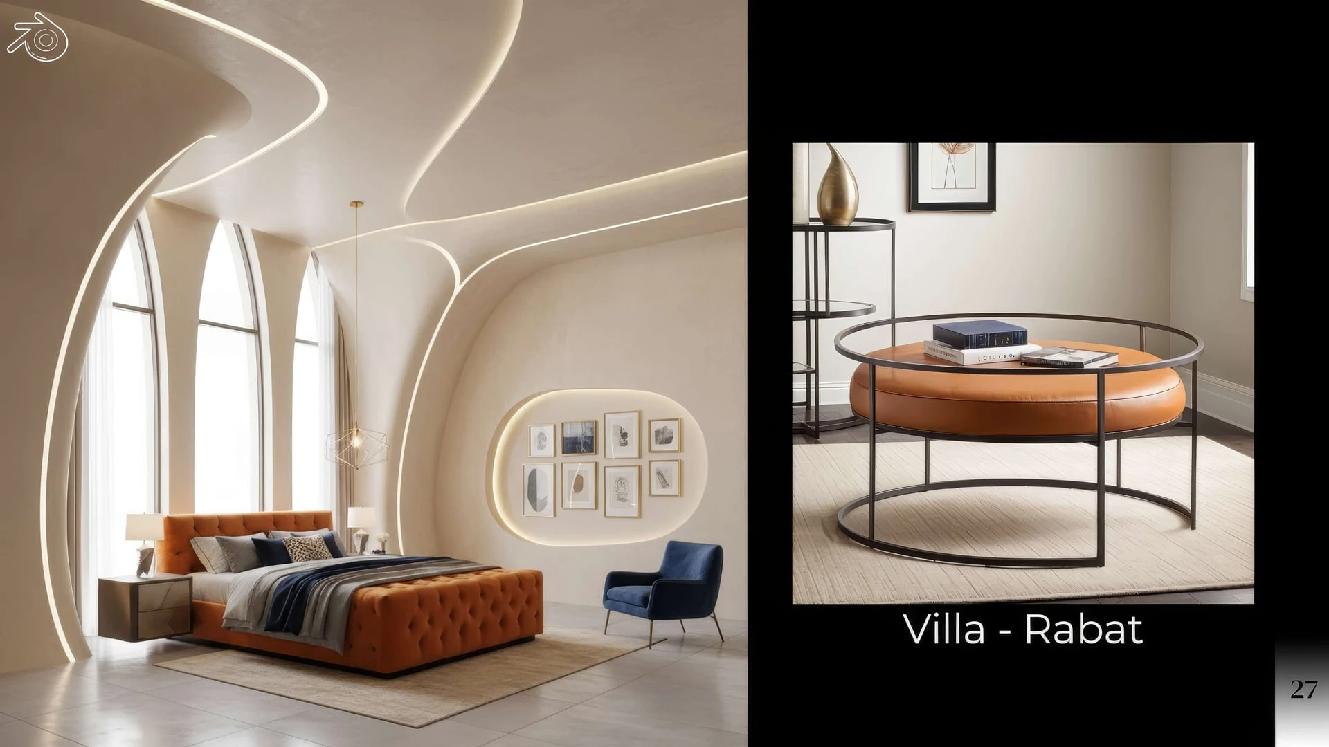 Interior Design — Villa - Rabat Bedroom Interior