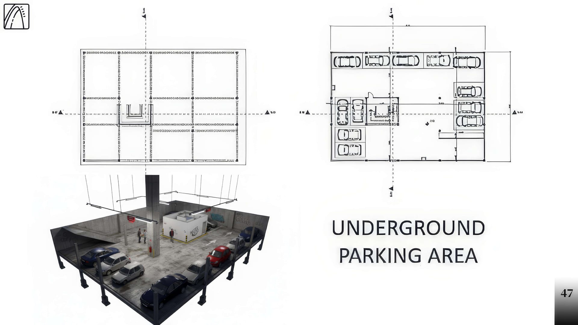 Residential — Underground Parking Area