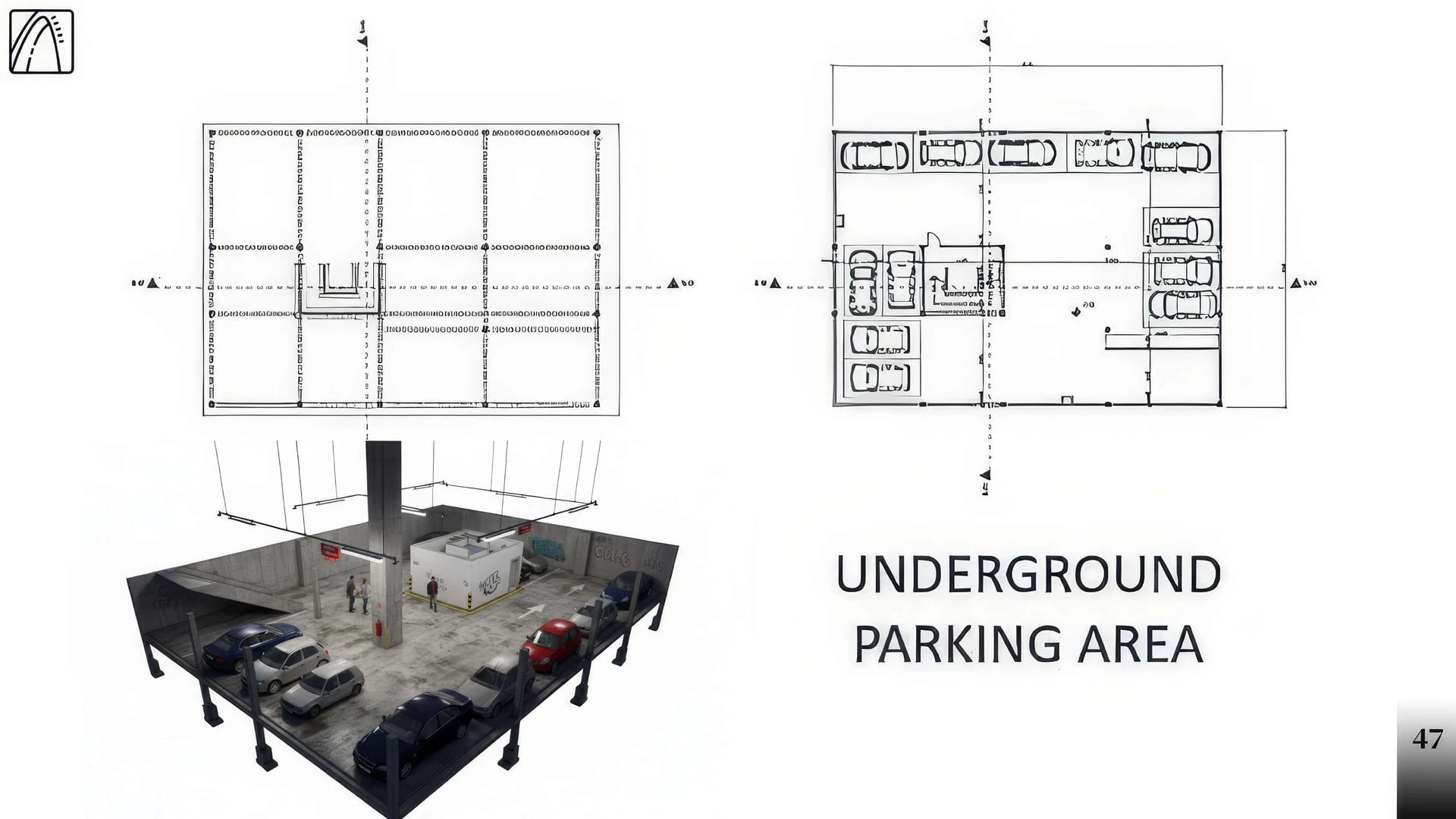 Residential — Underground Parking Area