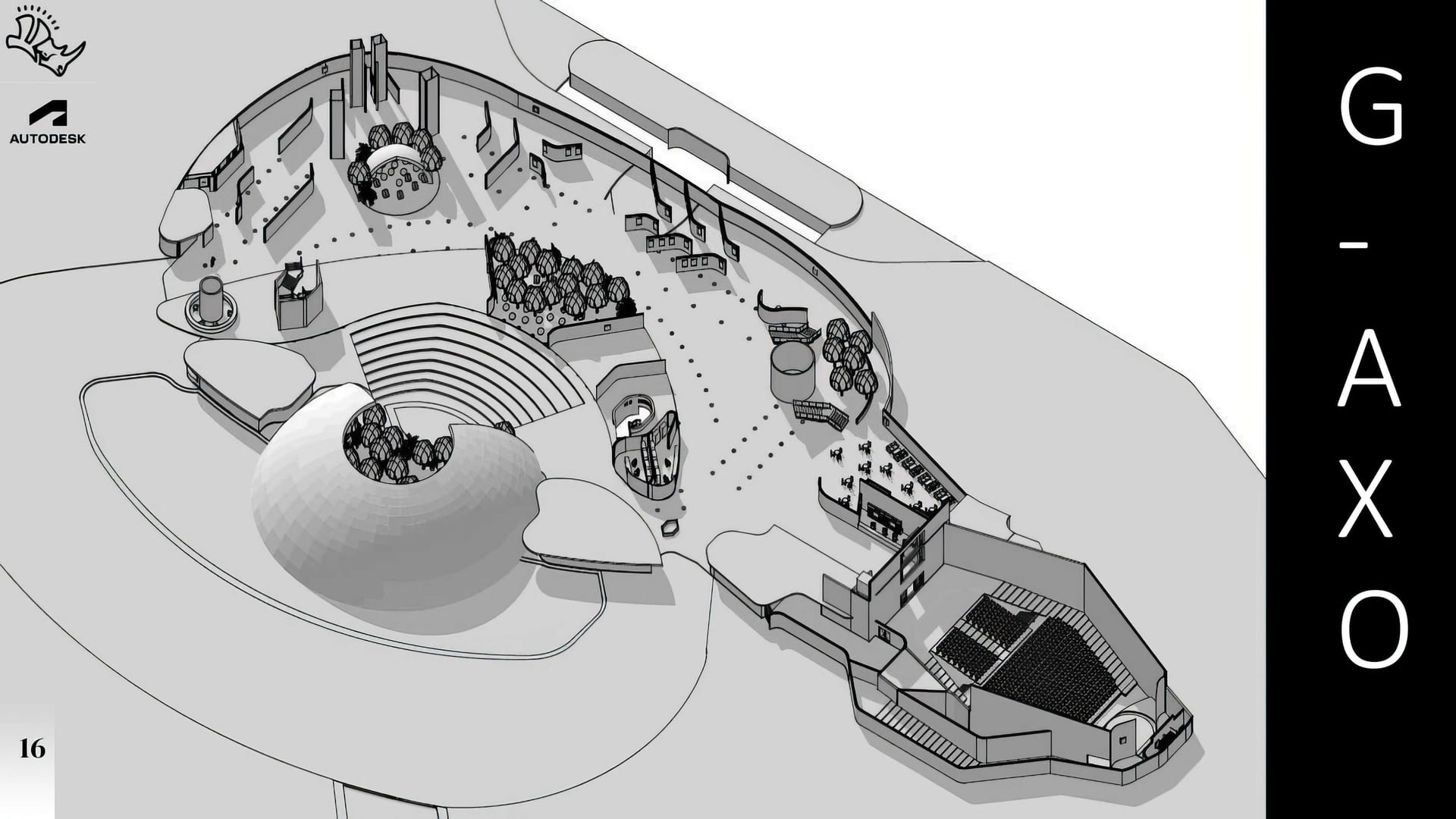 Urban Projects — G-Axo Axonometric View