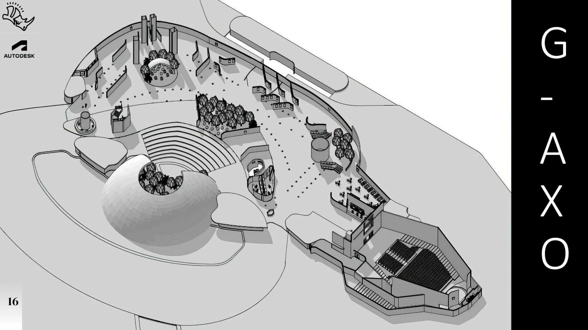 Urban Projects — G-Axo Axonometric View